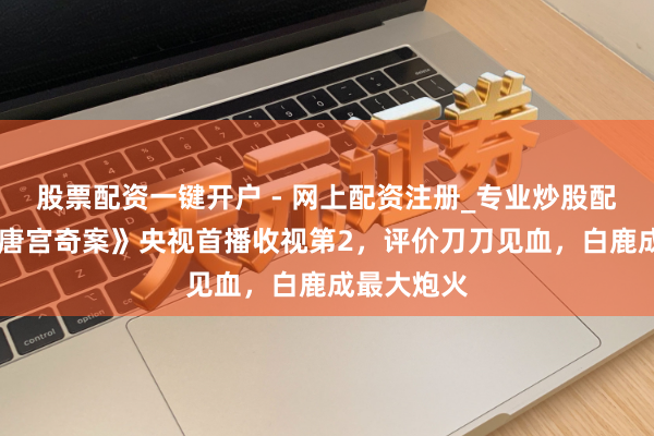 股票配资一键开户 - 网上配资注册_专业炒股配资平台 《唐宫奇案》央视首播收视第2，评价刀刀见血，白鹿成最大炮火