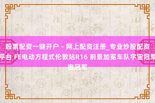 股票配资一键开户 - 网上配资注册_专业炒股配资平台 FE电动方程式伦敦站R16 前景加冕车队宇宙冠军